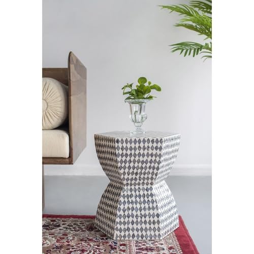 Teal Square Accent Stool J877599
