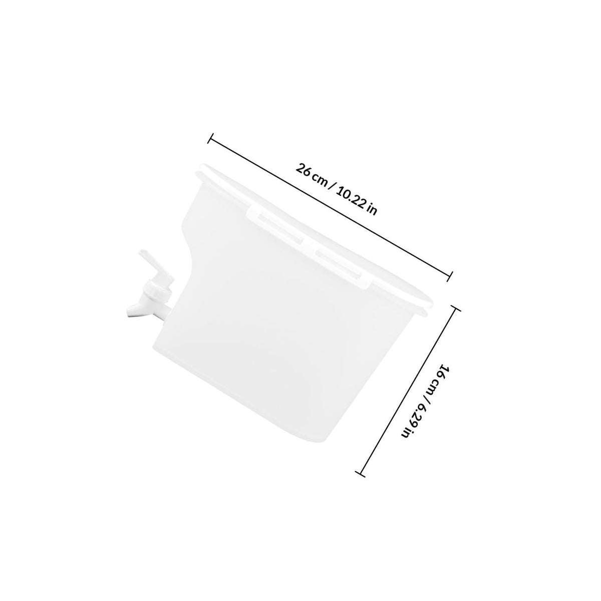 Water Jug with Faucet Heat Resistant PP Pitcher Q161621