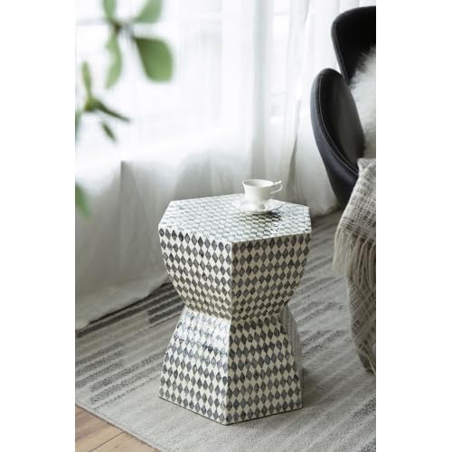 Teal Square Accent Stool J877599