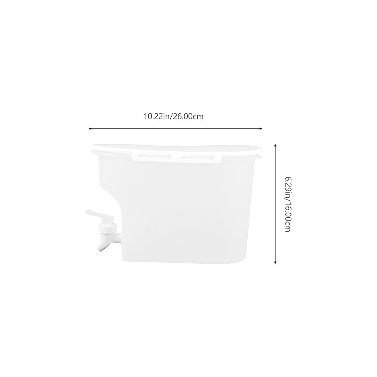 Water Jug with Faucet Heat Resistant PP Pitcher Q161621