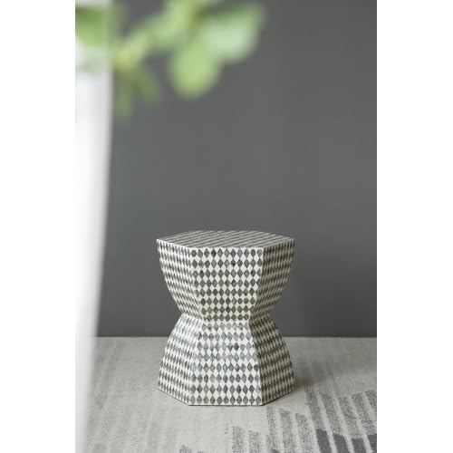Teal Square Accent Stool J877599