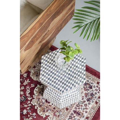 Teal Square Accent Stool J877599