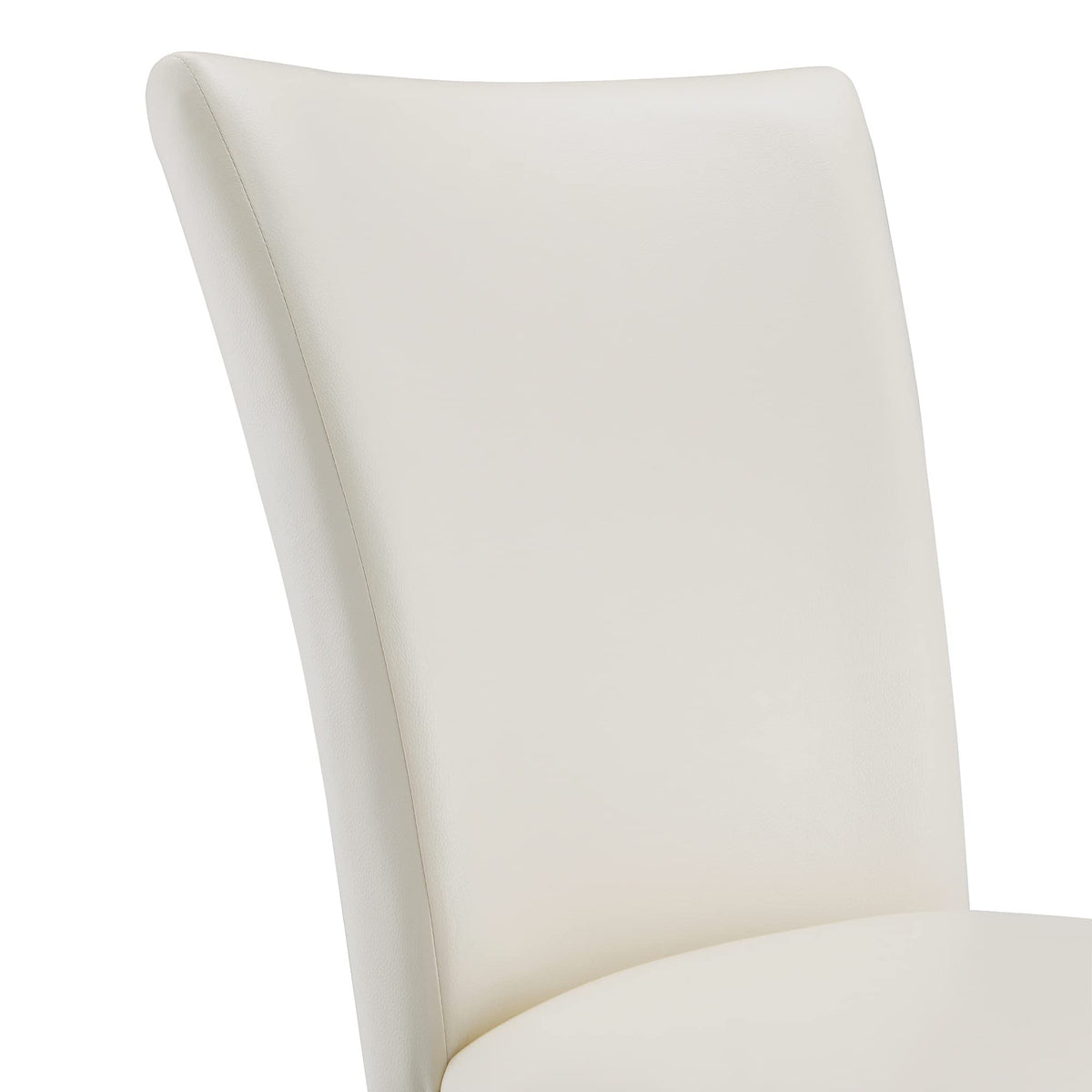 Faux Leather Upholstered Dining Chairs Set of 2 F56371