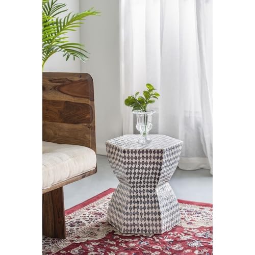 Teal Square Accent Stool J877599