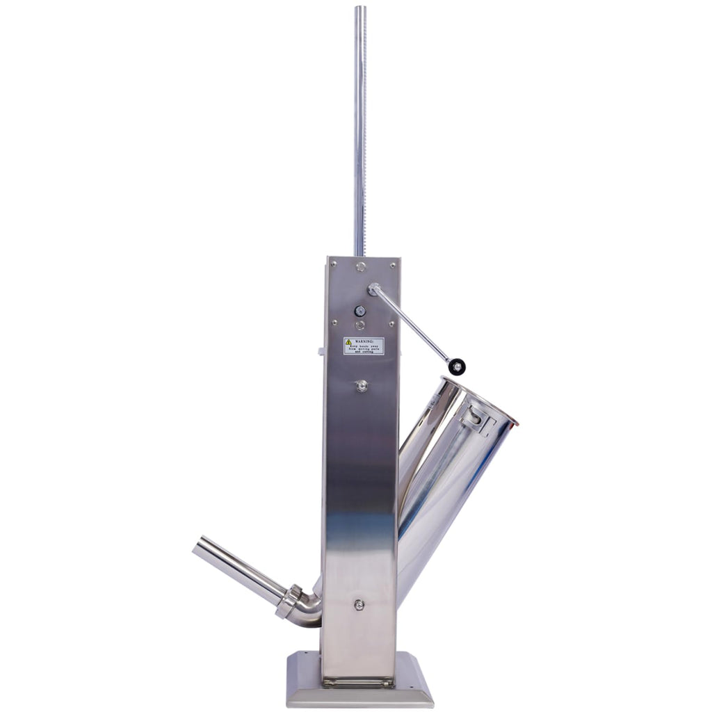 Stainless Steel Vertical Sausage Stuffer 15LB/7L with 4 Stuffing Tubes U1170
