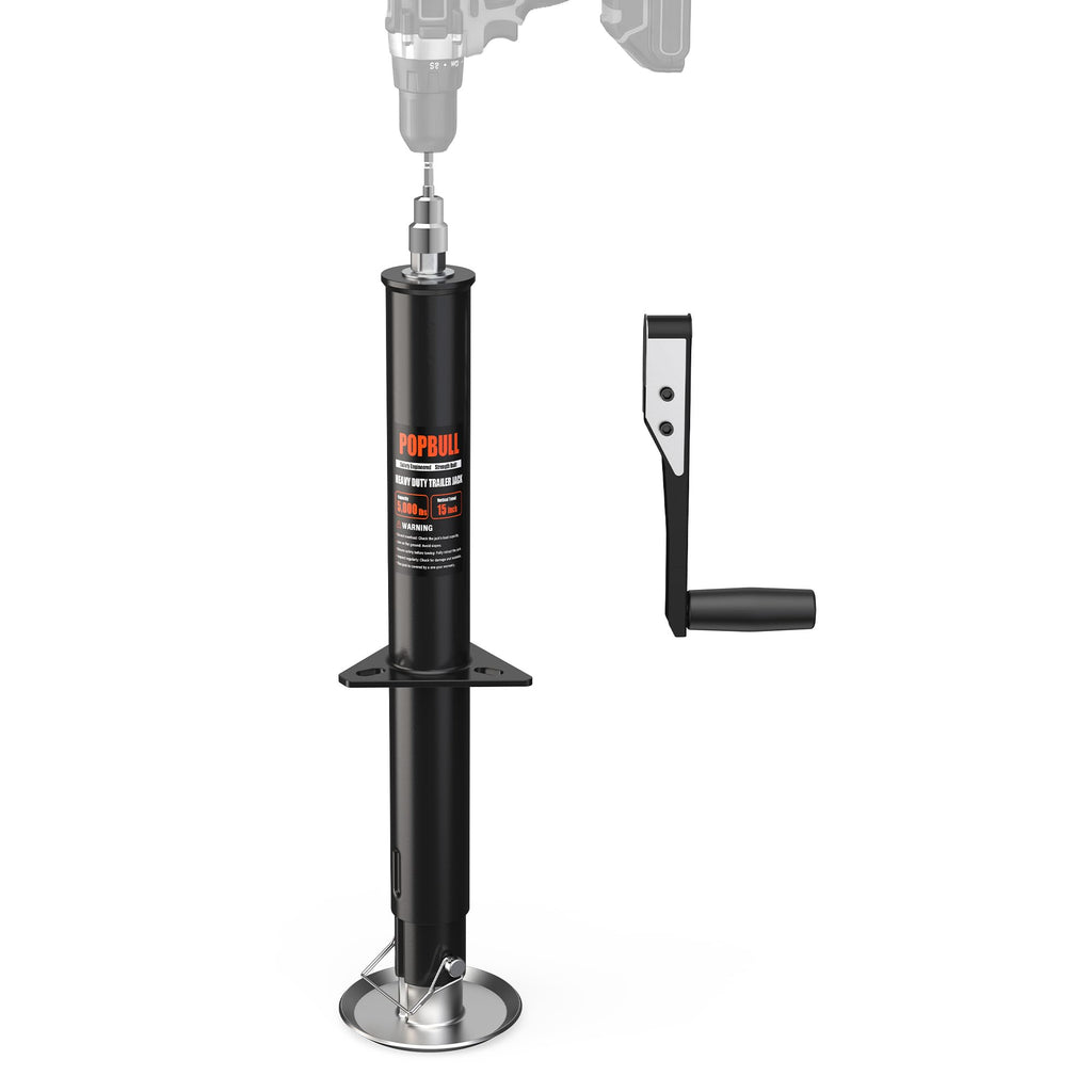 5000lbs A-Frame Trailer Jack 30" Lift Adjustable Drop Leg M90738