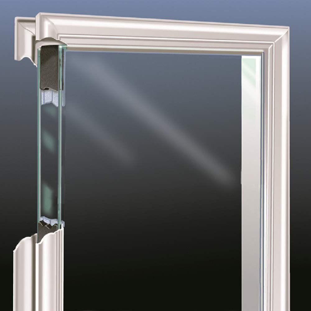 Primed Left Hand Outswing Full Lite Clear Glass Prehung Door C840763