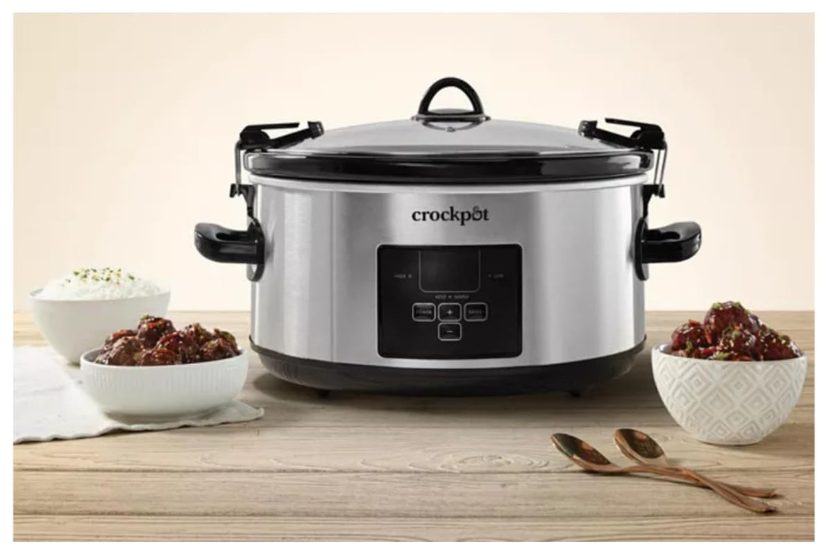 7-Quart Programmable Slow Cooker with Thermal Bag X270101