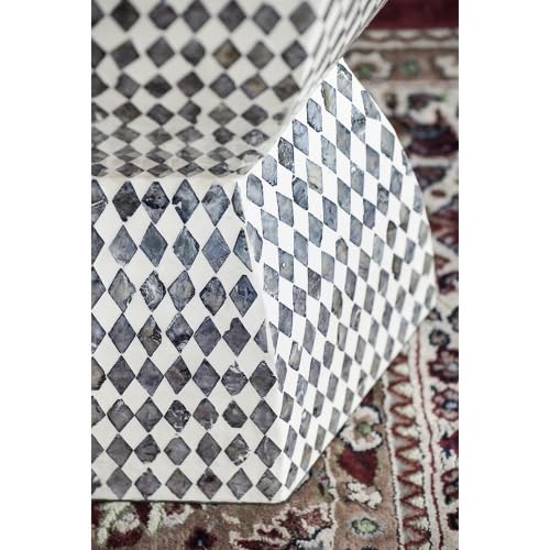 Teal Square Accent Stool J877599