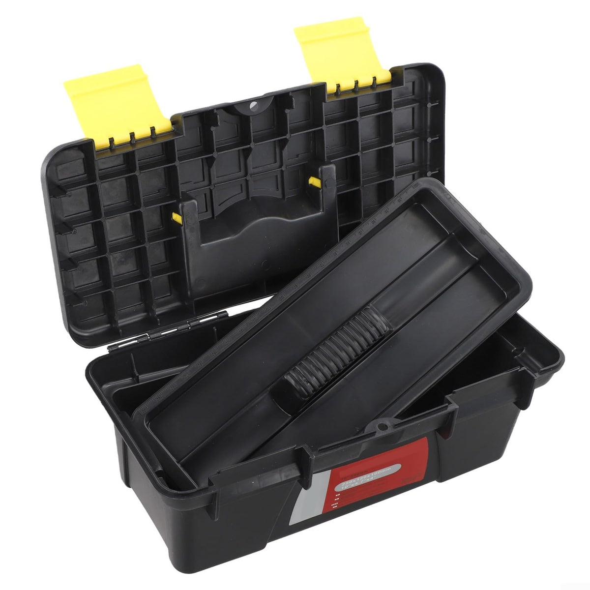10 Inch Plastic Toolbox with 2 Layer Organization F739393
