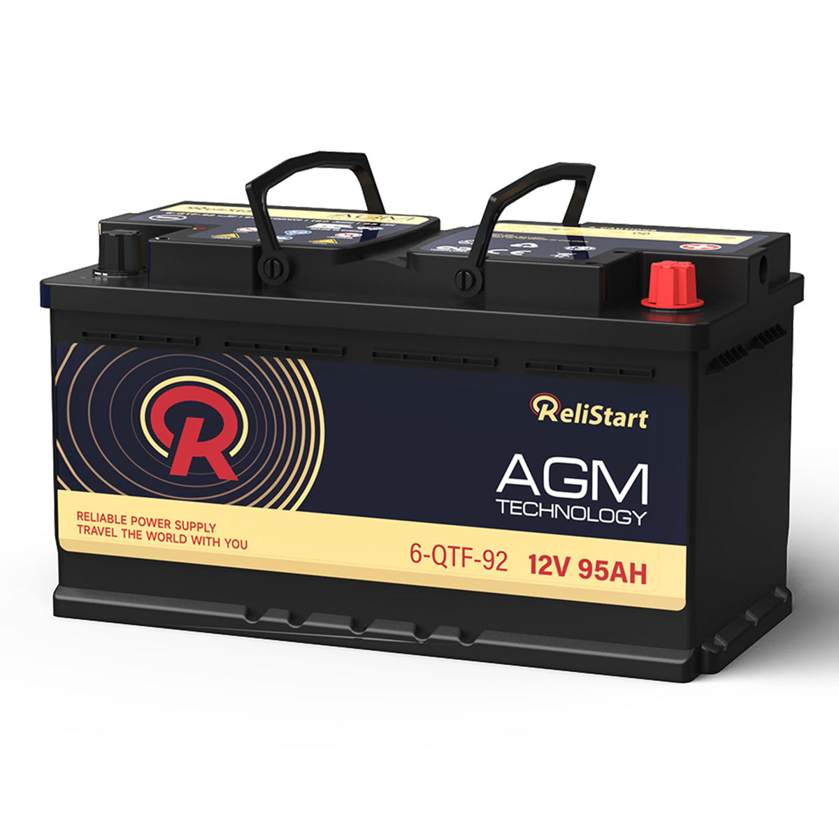 12V 95AH H8 Group 49 AGM Car Battery A9512