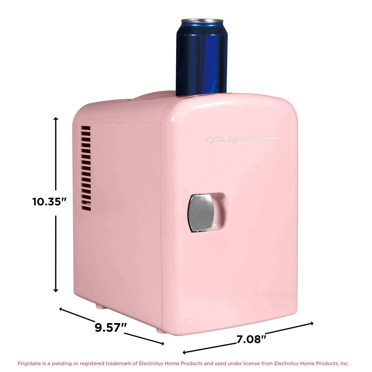 Mini Portable Compact Personal Fridge, 4 Liter Capacity, Pink G79060