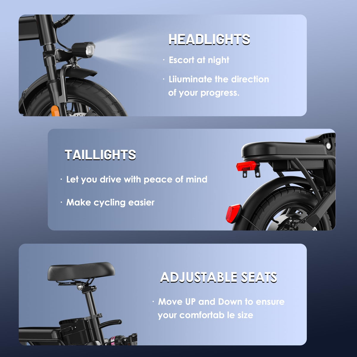Foldable 14 Inch Electric Bike D805