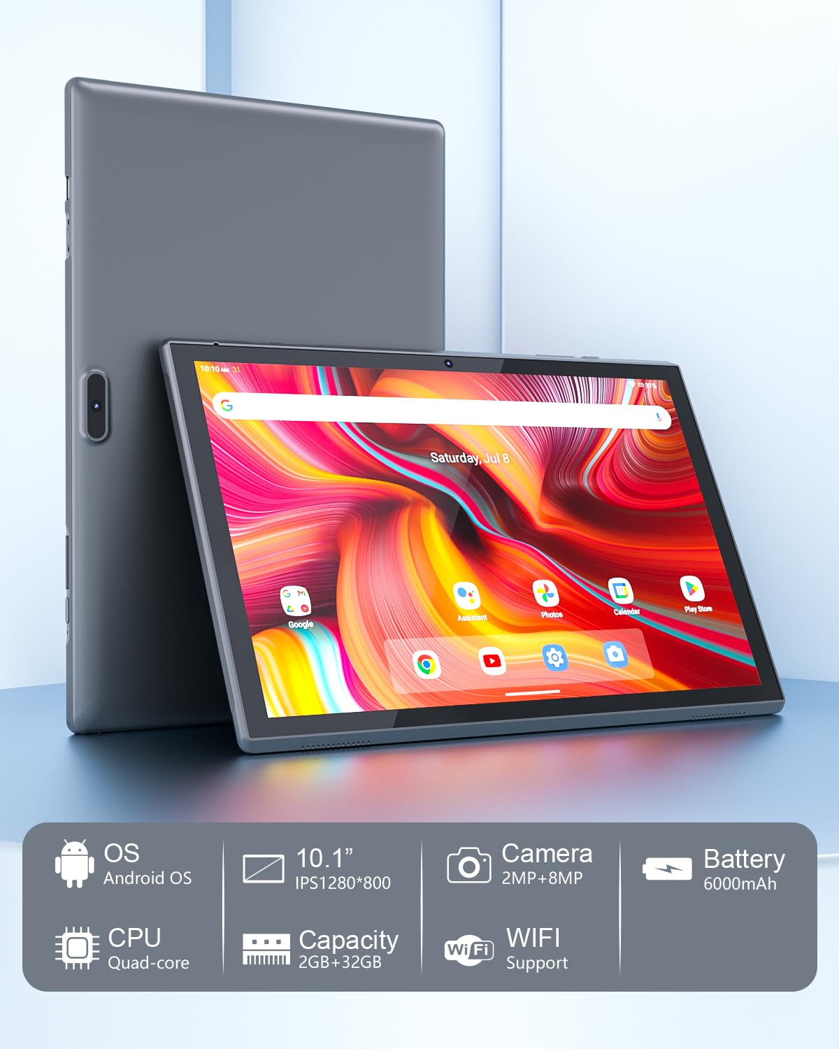 10 Inch Android Tablet 32GB ROM 2GB RAM T54439
