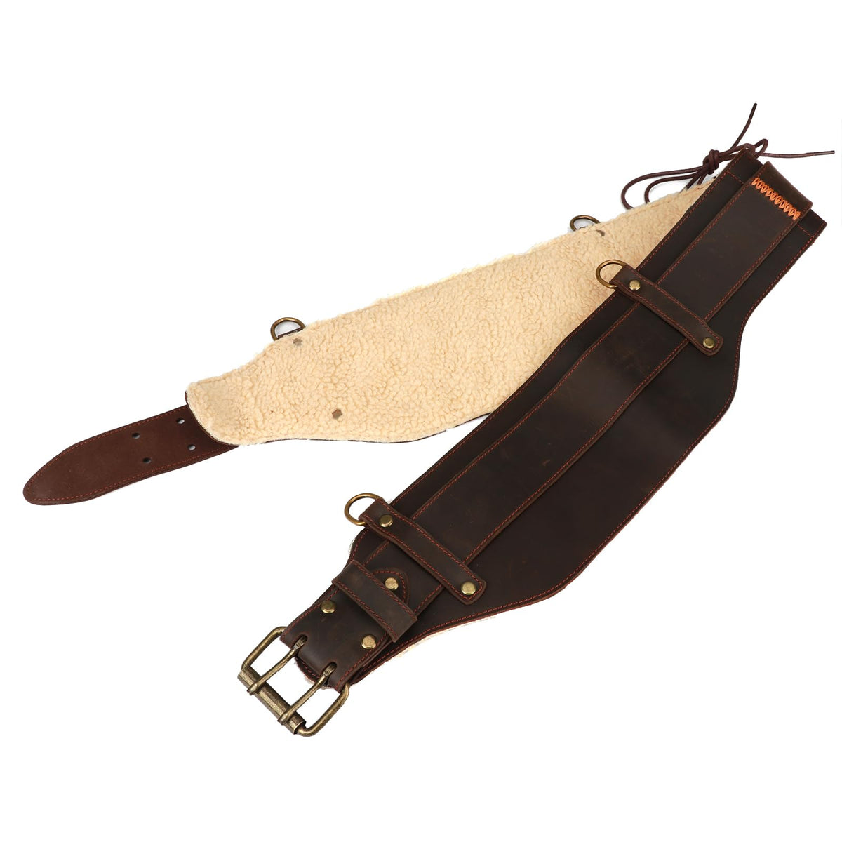 Leather Padded Tool Belt with Suspenders P6276