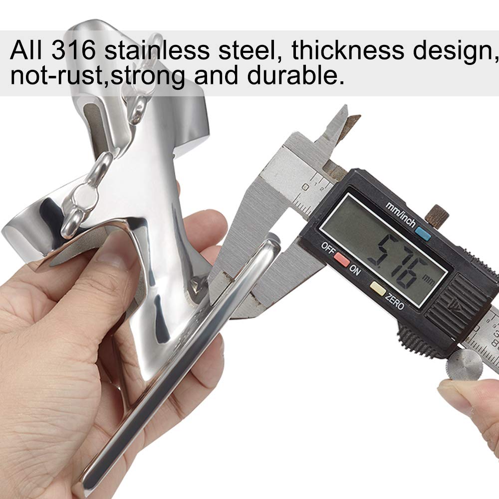 Flag Pole Bracket, 316 Marine Grade Stainless Steel O197
