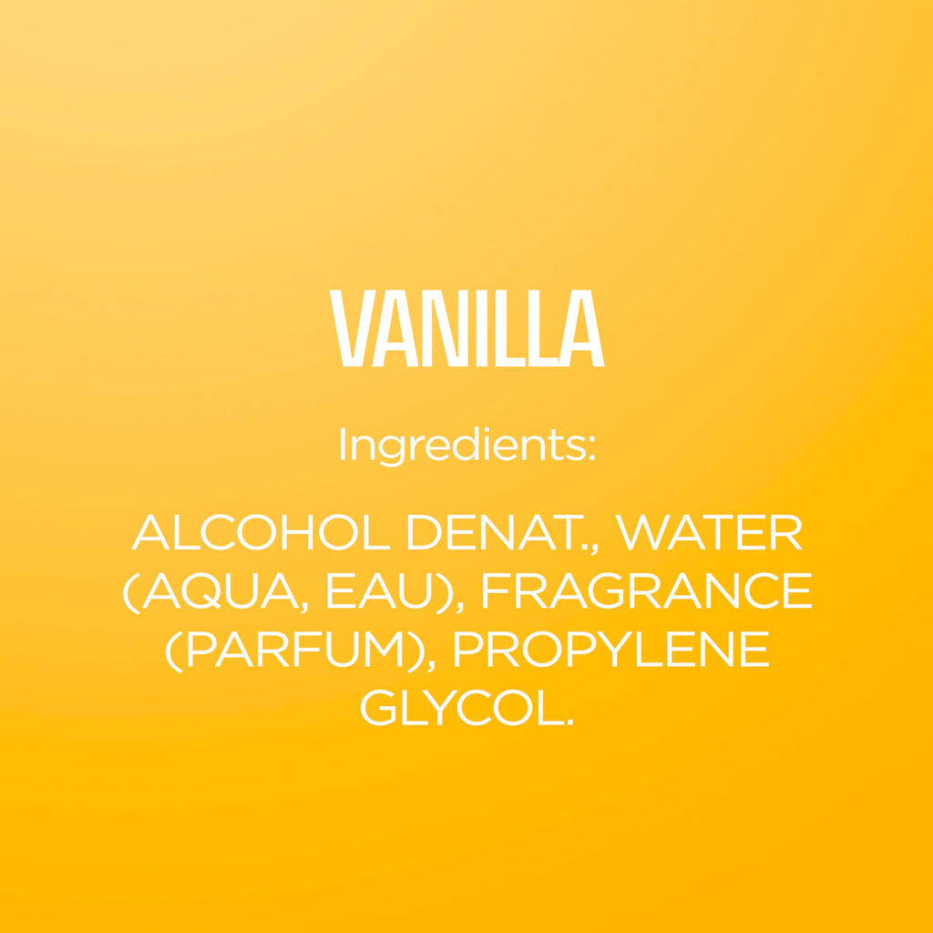 Vanilla Body Spray 8 fl oz (Pack of 2) U5349