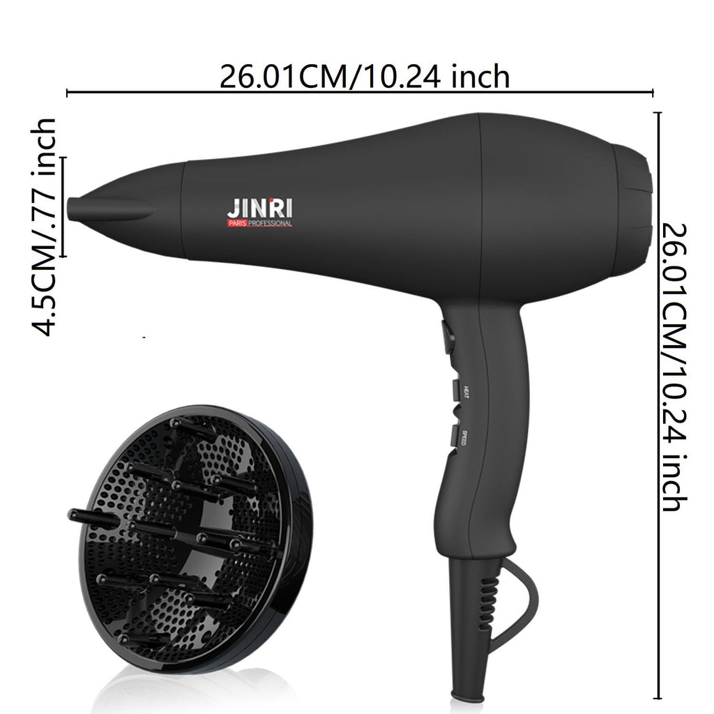 1875W Ionic Hair Dryer with Diffuser and Concentrator Z58260
