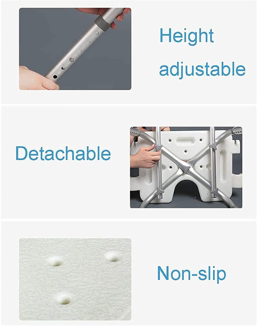 Adjustable Transfer Bench with Removable Back Q273