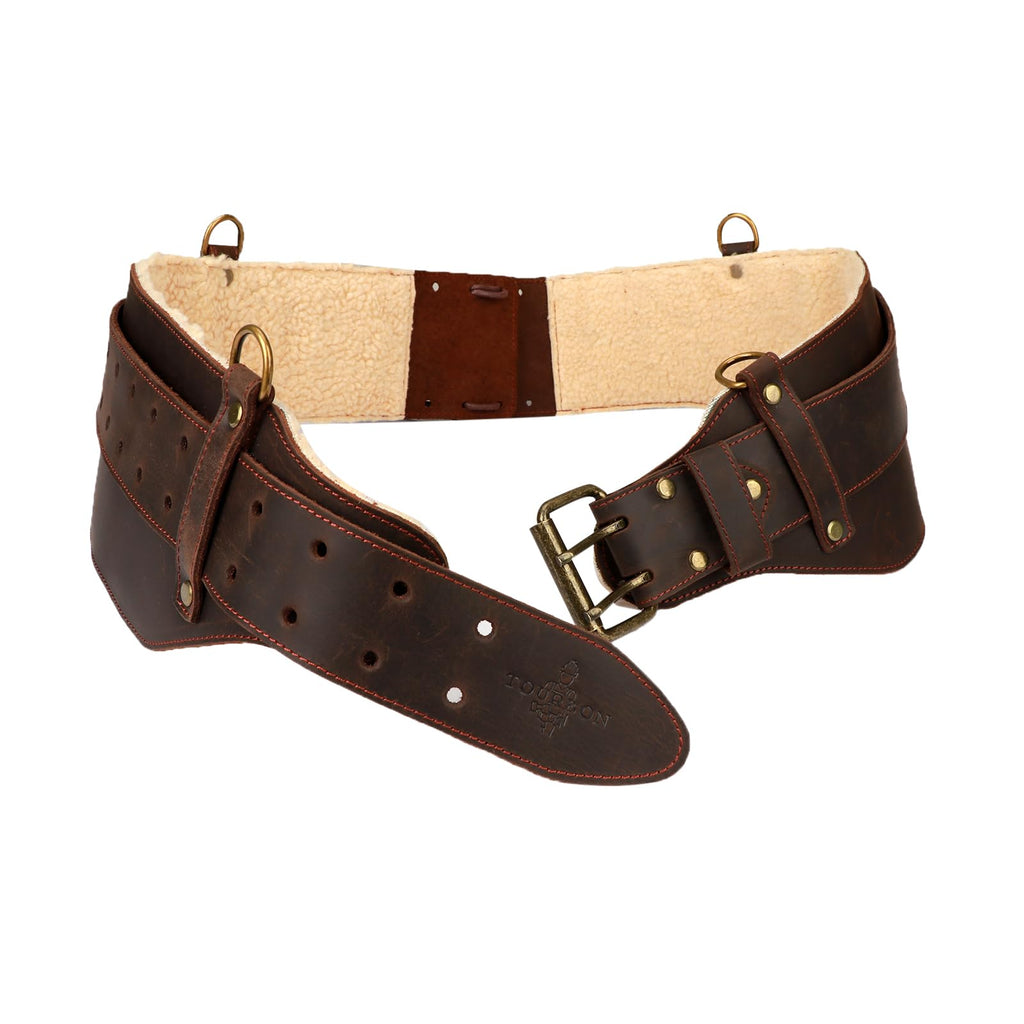Leather Padded Tool Belt with Suspenders P6276
