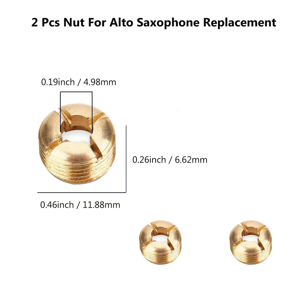 Alto Sax Repair Parts Screws and 25pcs Sax Pads G58303