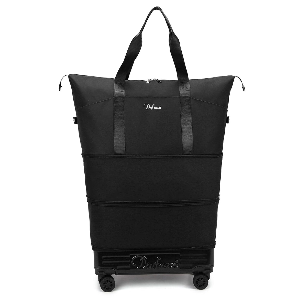 Expandable Rolling Travel Bag with Removable Wheels & Handle W56658