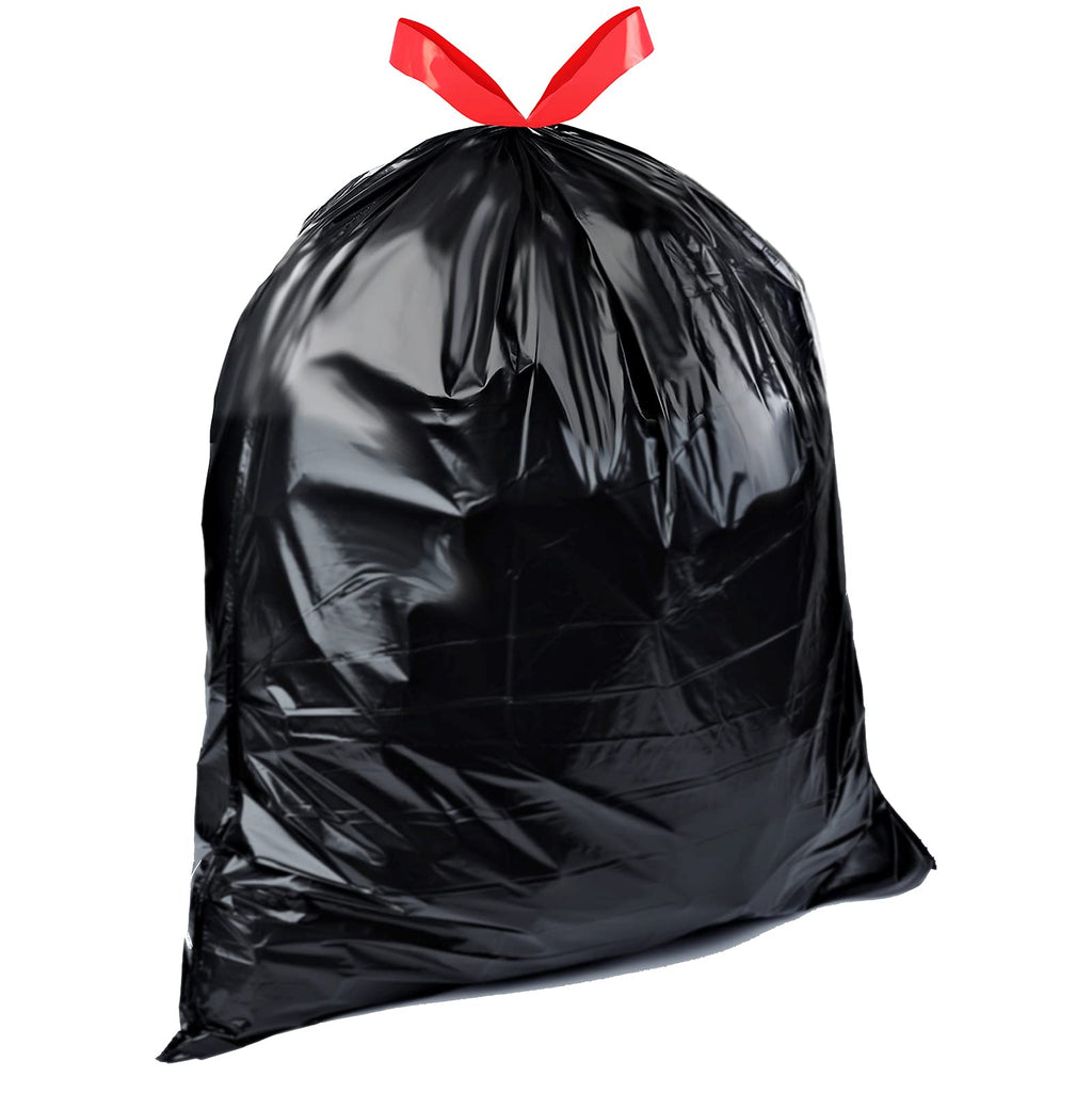 Multipurpose Drawstring Trash Bags, 30 Gallon, Tear Resistant, 50 Count F5468