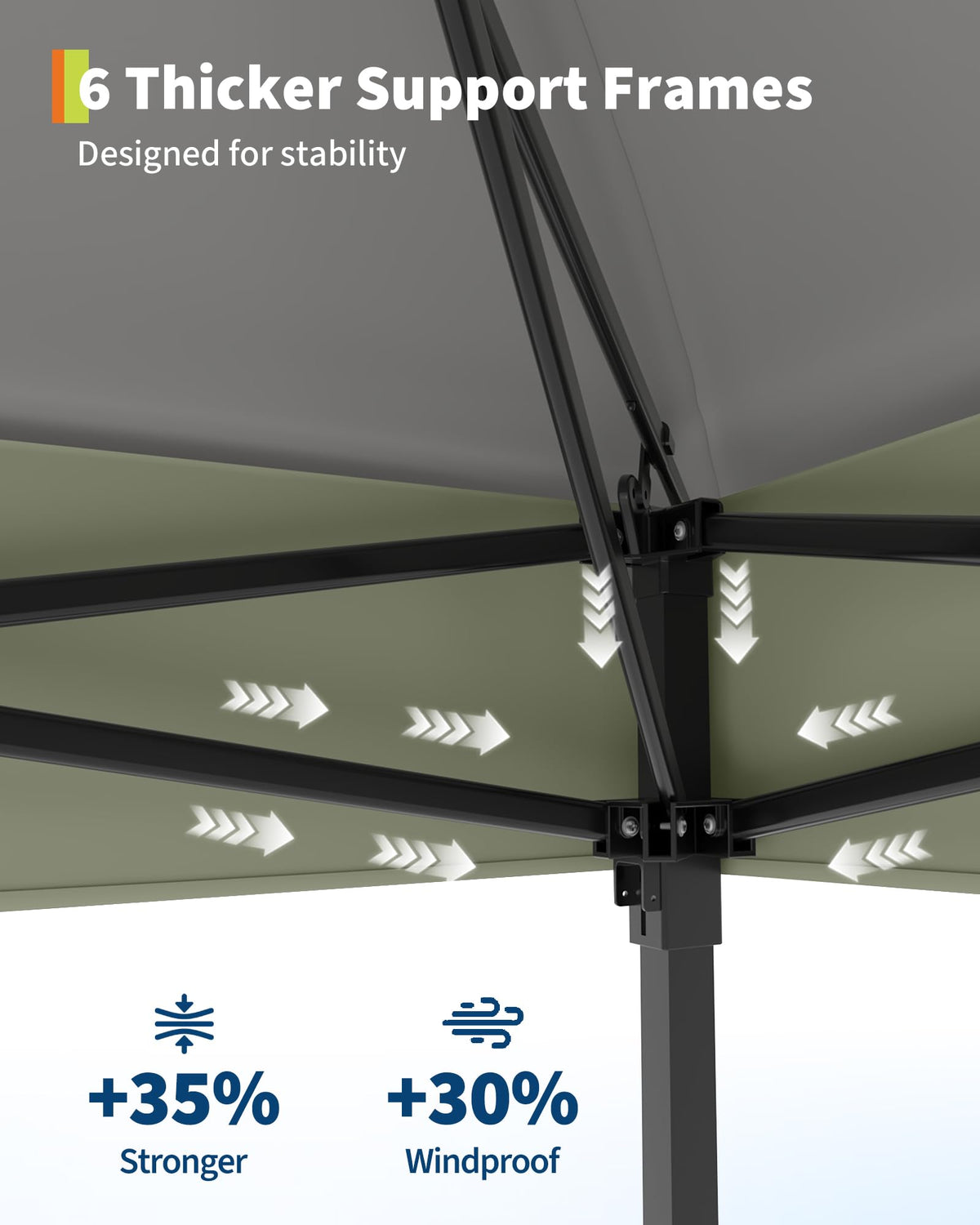 13x13FT Pop Up Gazebo with Mosquito Netting, Grey A858