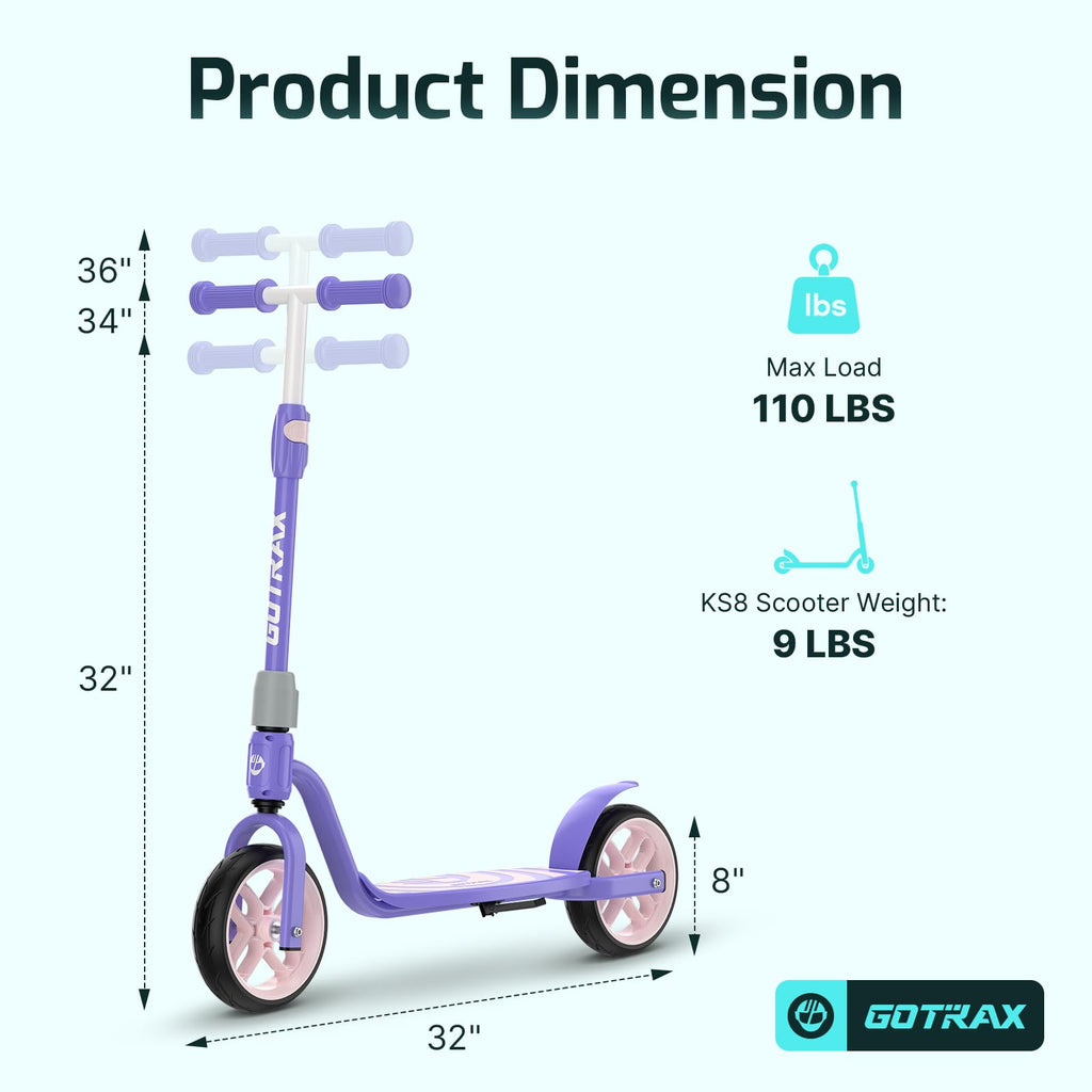 Kids Kick Scooter 8" Wheels X315