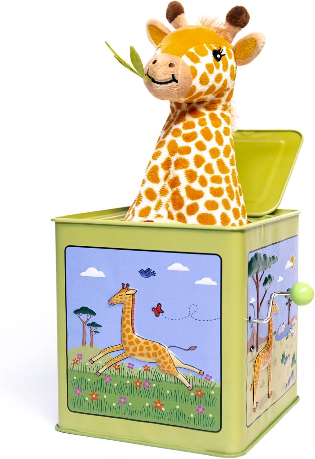 Giraffe Jack in the Box Tin Musical Toy B654212