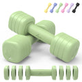 Adjustable Dumbbell Set of 2, 4 in 1 Free Weights with Soft Rubber Handle U165307