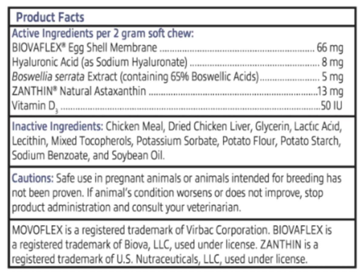 Joint Support Supplement for Dogs - 60 Soft Chews for Small Dogs X379362