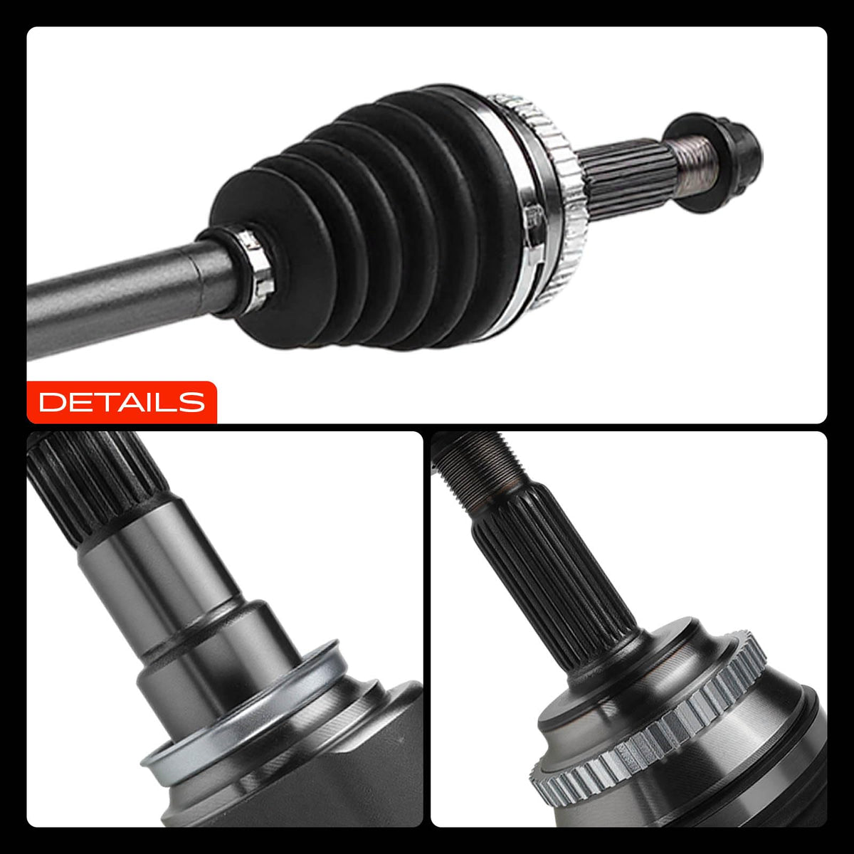 Set of 2 Front CV Axle Shaft Assembly O9203