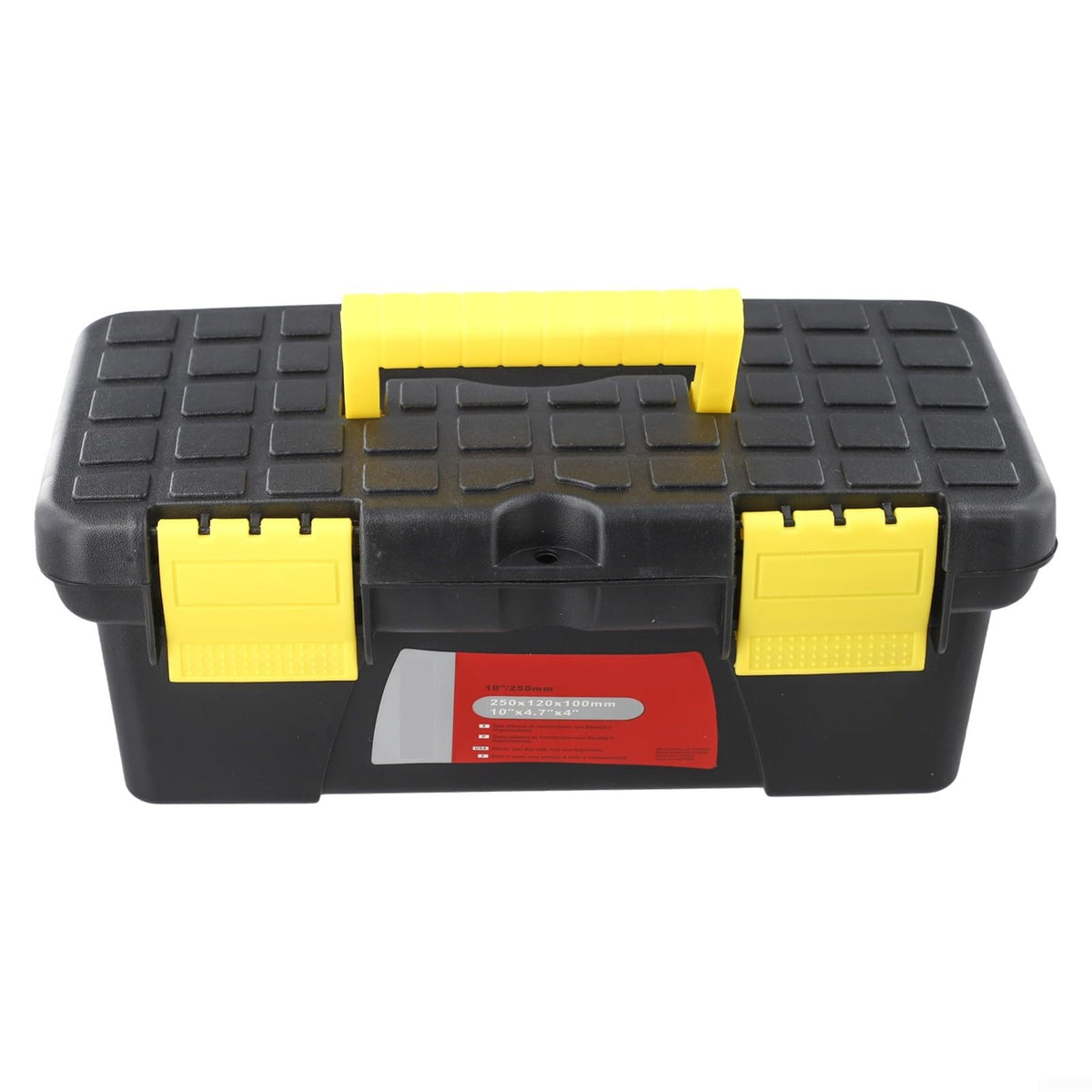 10 Inch Plastic Toolbox with 2 Layer Organization F739393