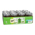 16-Ounce Glass Mason Jar with Lids and Bands, 12-Count K903698