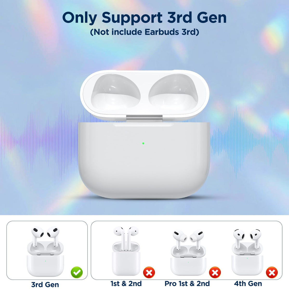 Wireless Charging Case J835