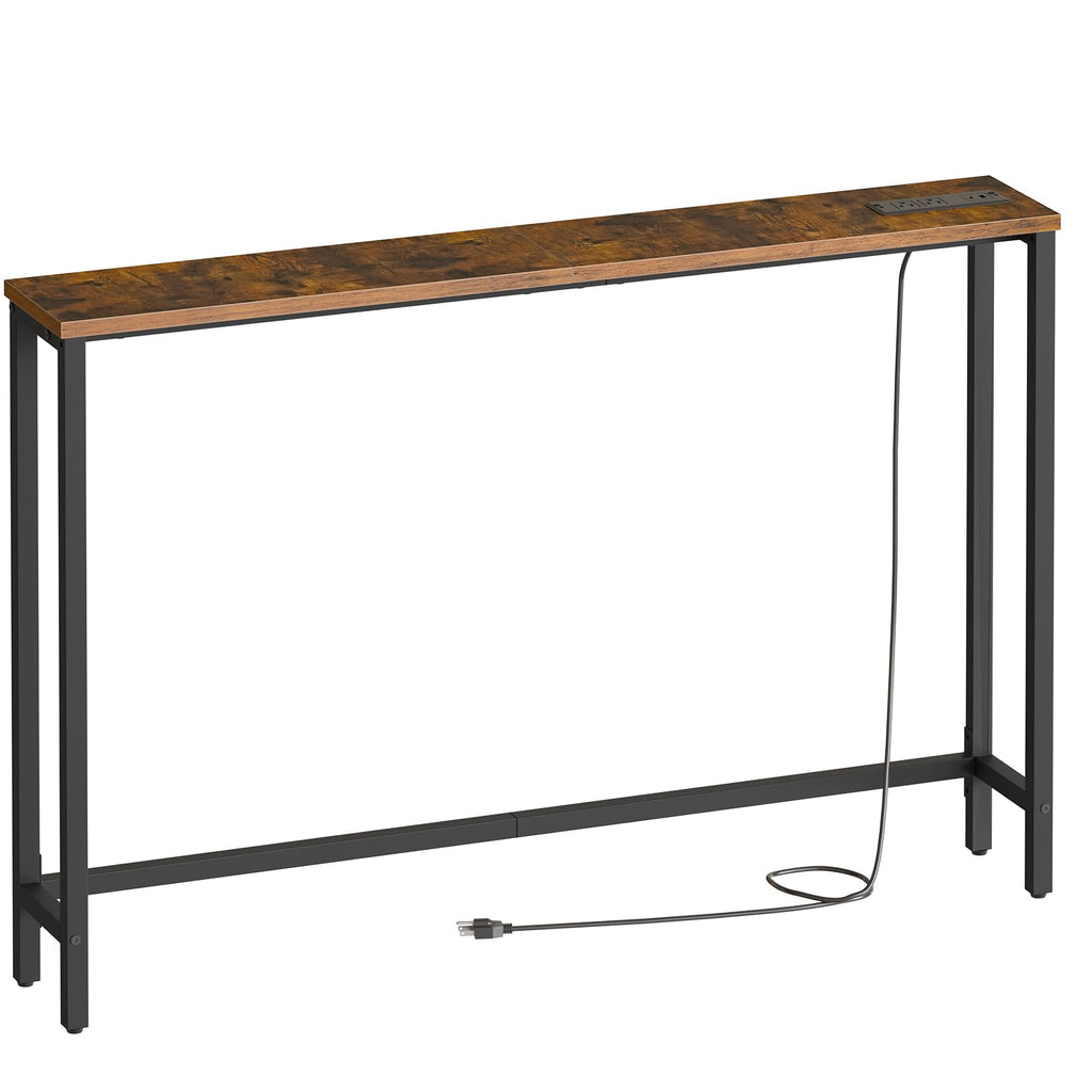 47.2" Narrow Console Table with Power Outlet B427543