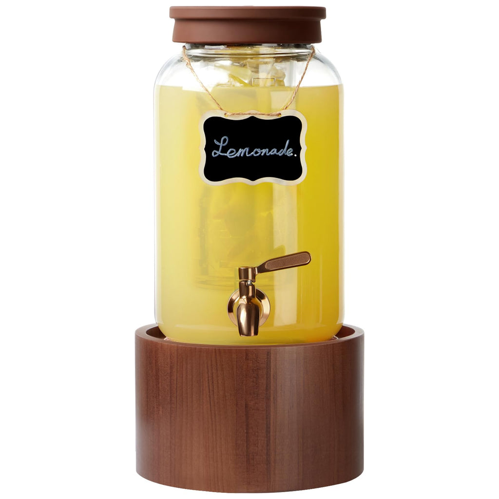 1 Gallon Glass Drink Dispenser M18662
