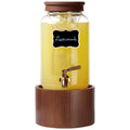 1 Gallon Glass Drink Dispenser M18662