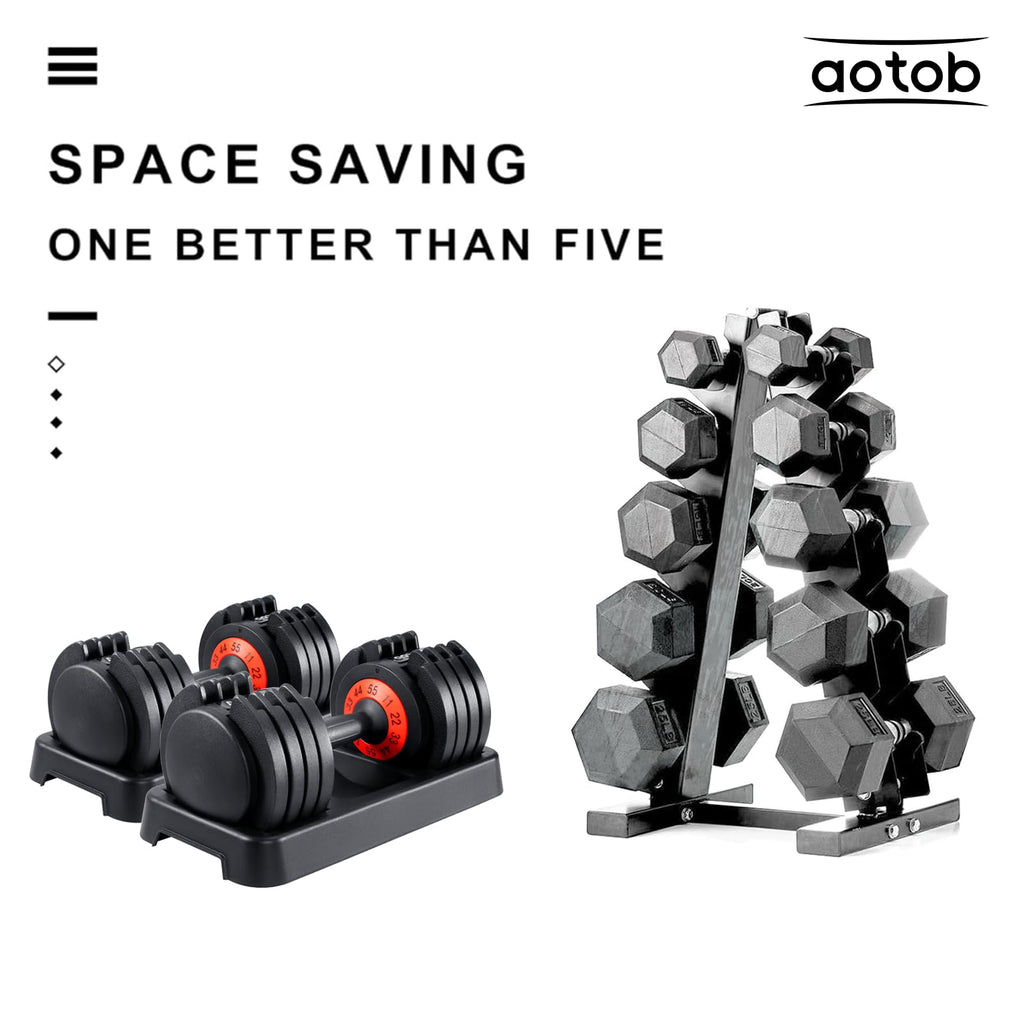 Adjustable Dumbbell Set 25/55 Lbs (Pair) H80158