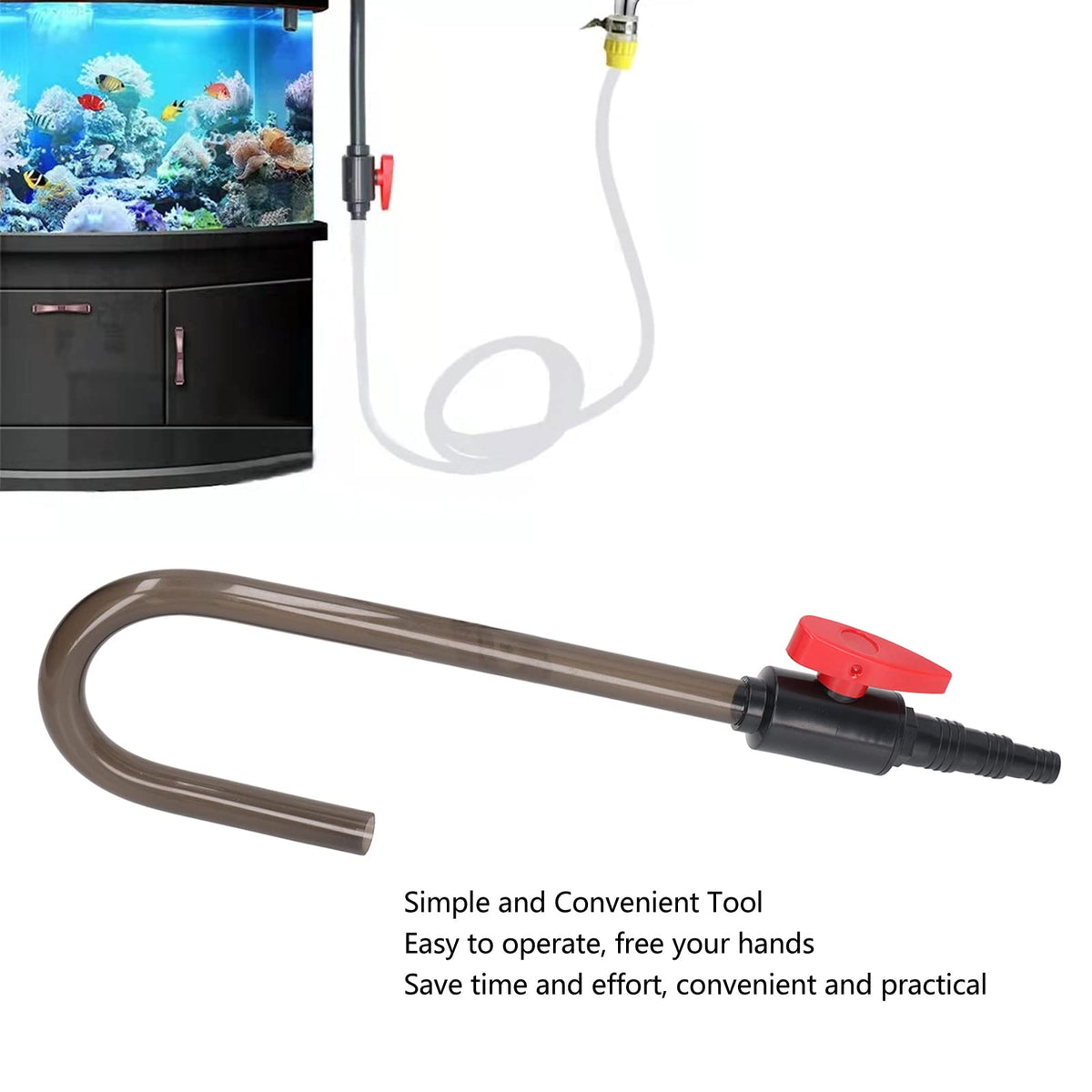 Aquarium Water Filler Tube with Flows Switch X549
