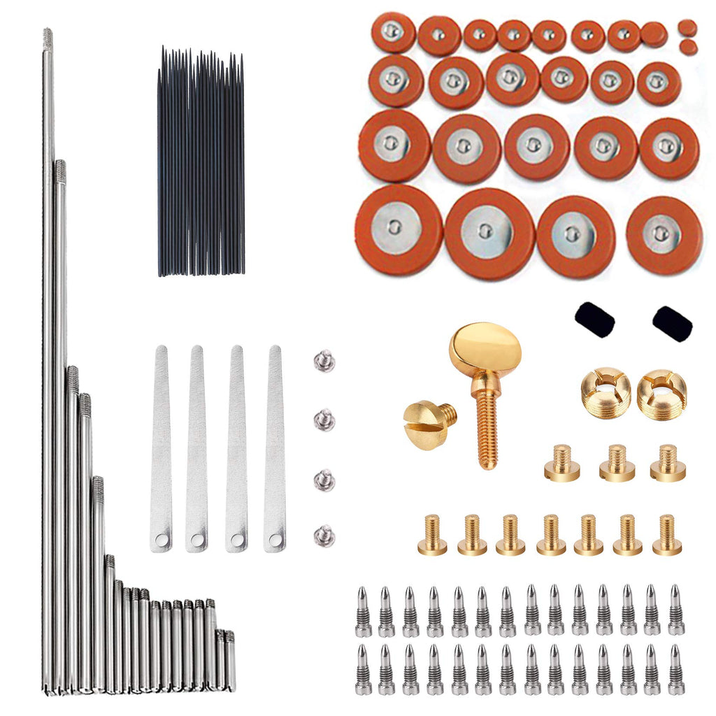 Alto Sax Repair Parts Screws and 25pcs Sax Pads G58303