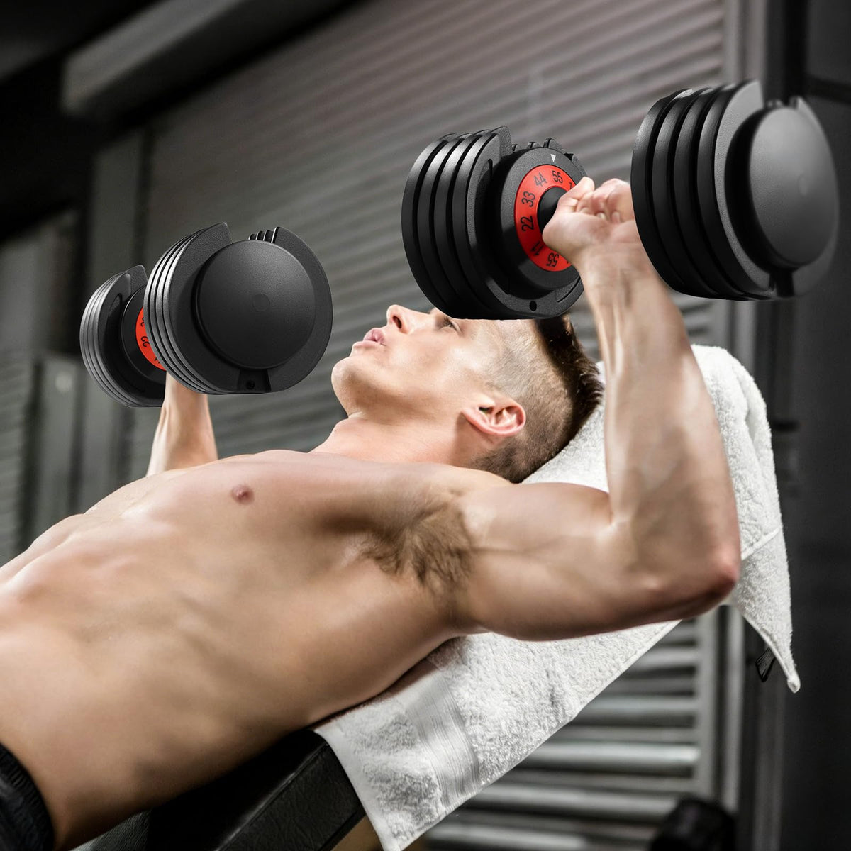 Adjustable Dumbbell Set 25/55 Lbs (Pair) H80158
