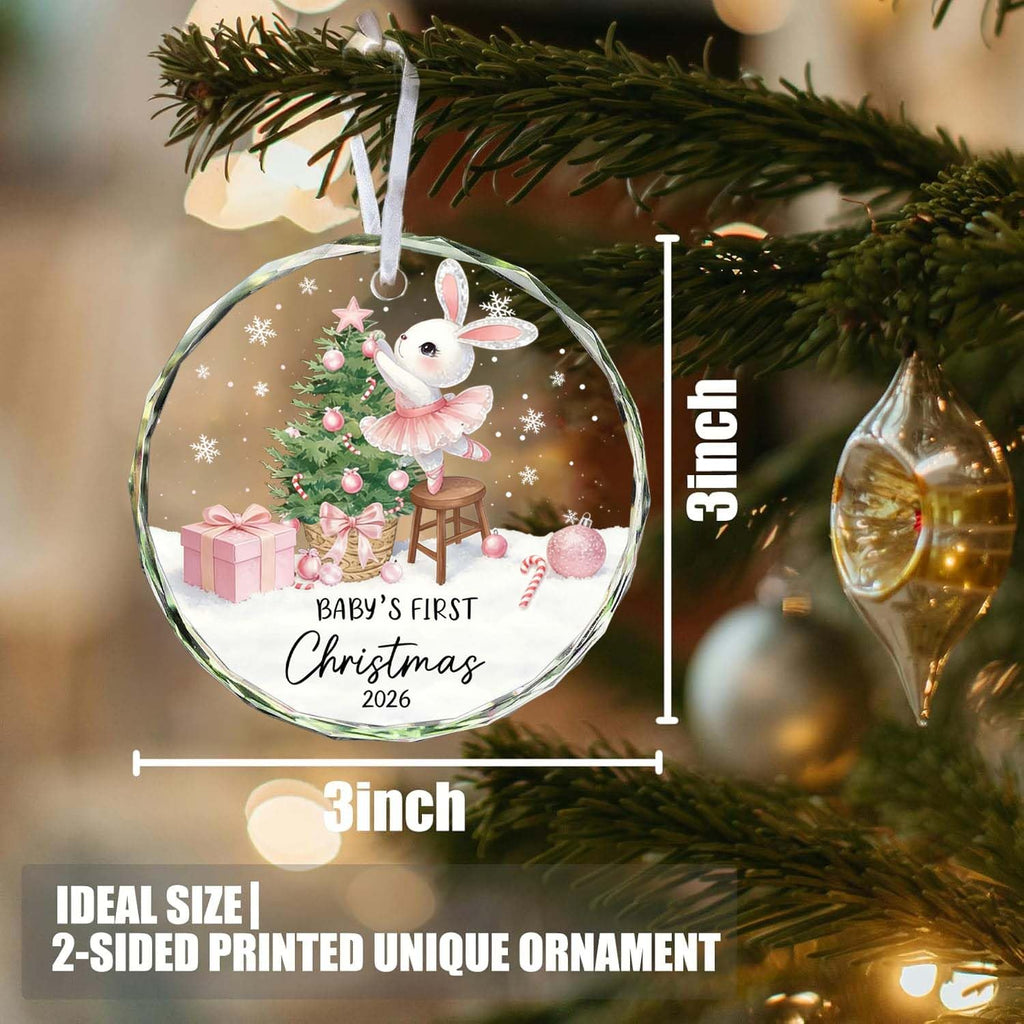 Baby Girl First Christmas Ornament J3885