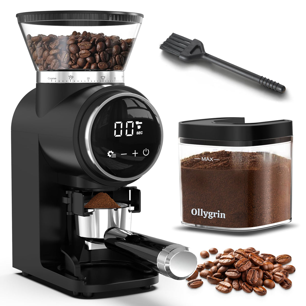 Conical Burr Electric Coffee Grinder with 30 Settings V765