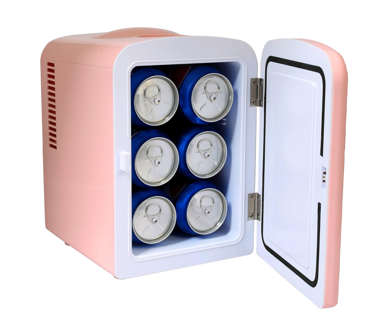Mini Portable Compact Personal Fridge, 4 Liter Capacity, Pink G79060