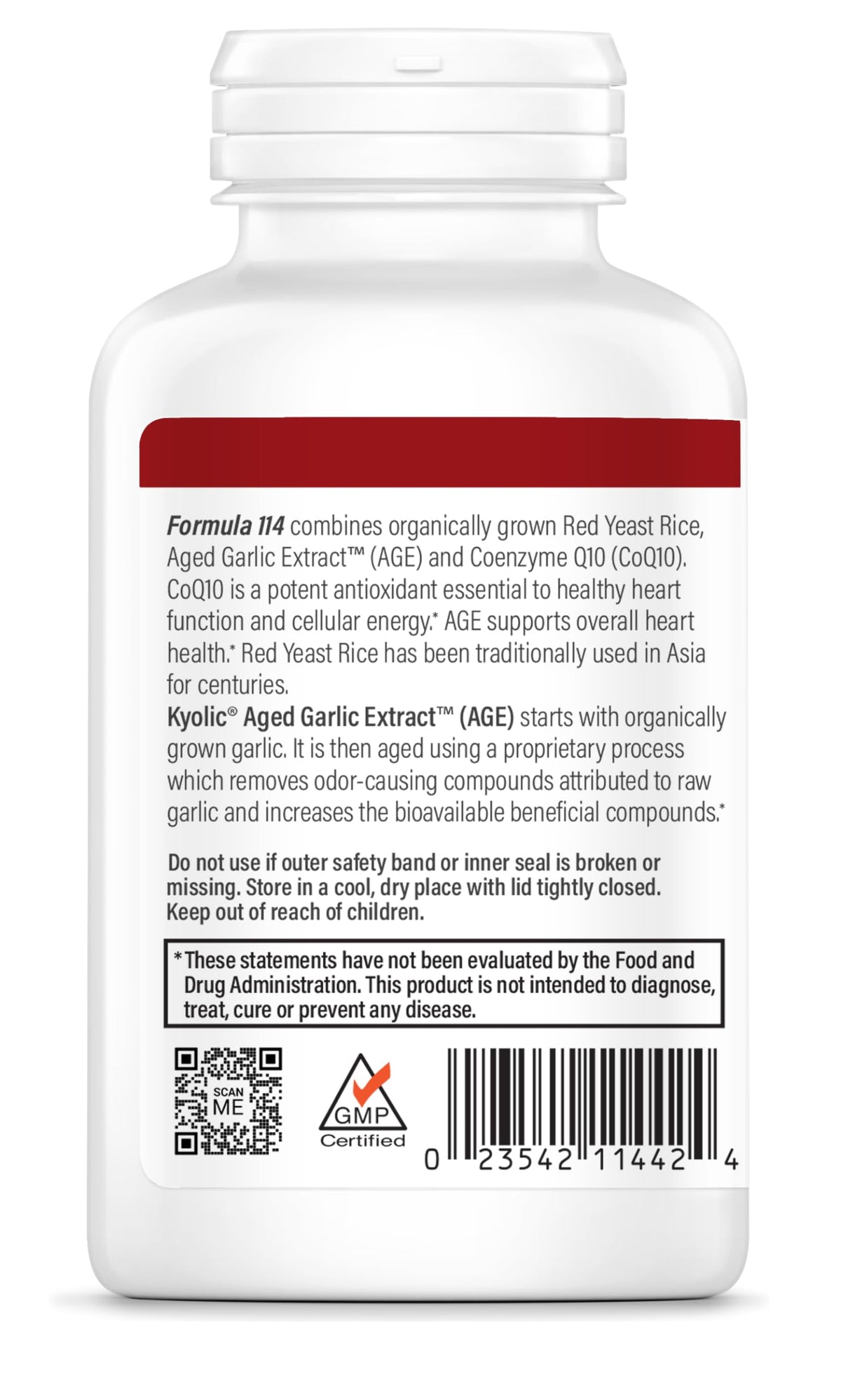Aged Garlic Extract Red Yeast Rice CoQ10 150 Capsules J89403