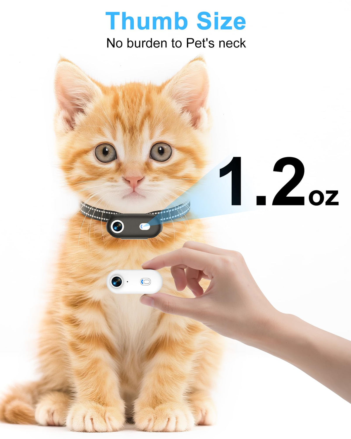 Cat Camera Collar with Phone App I566