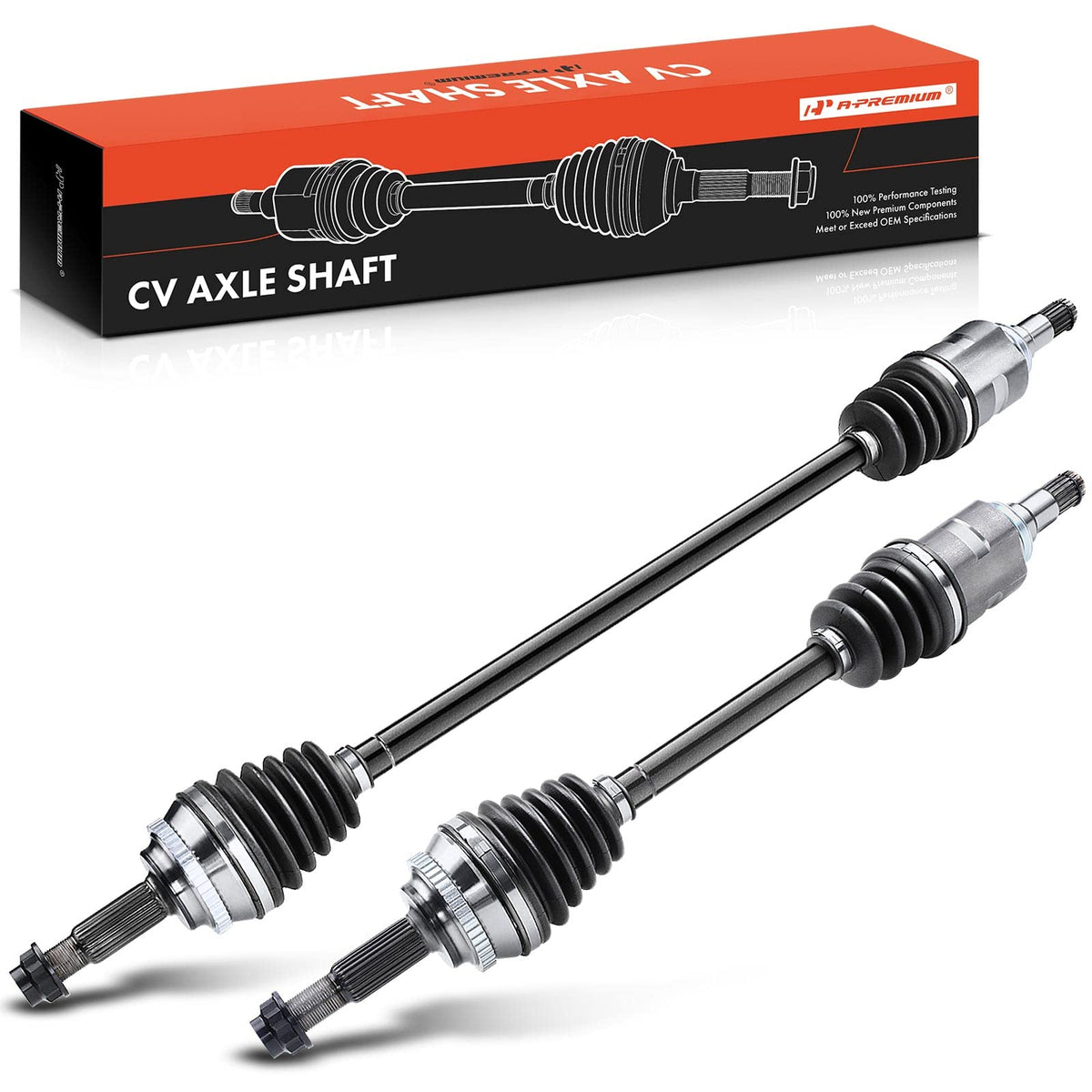 Set of 2 Front CV Axle Shaft Assembly O9203