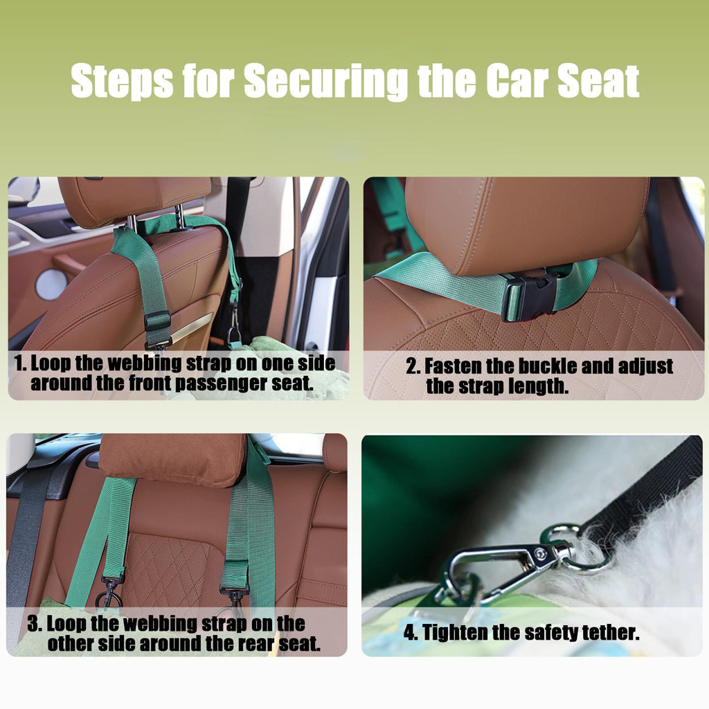 2-in-1 Dog Car Seat for Small Dogs H302